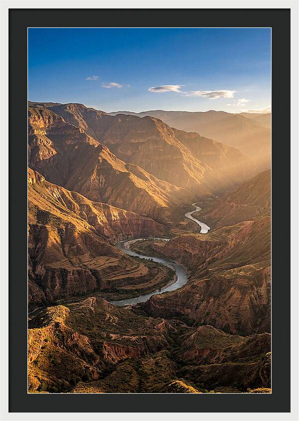 Chicamocha Canyon At Golden Hour