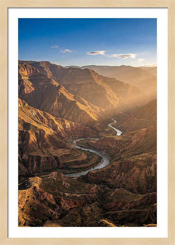 Chicamocha Canyon At Golden Hour