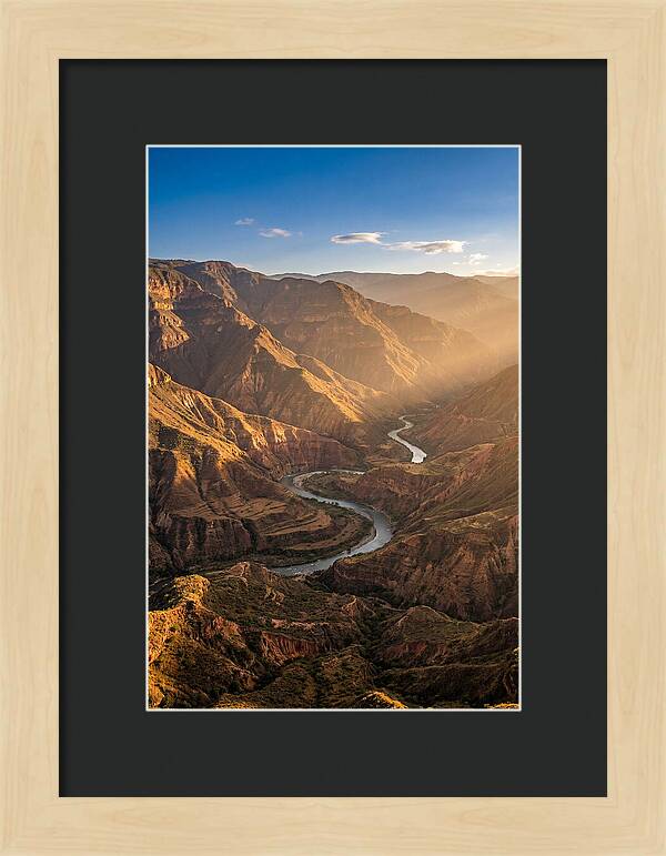 Chicamocha Canyon At Golden Hour