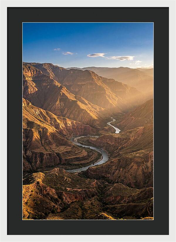 Chicamocha Canyon At Golden Hour