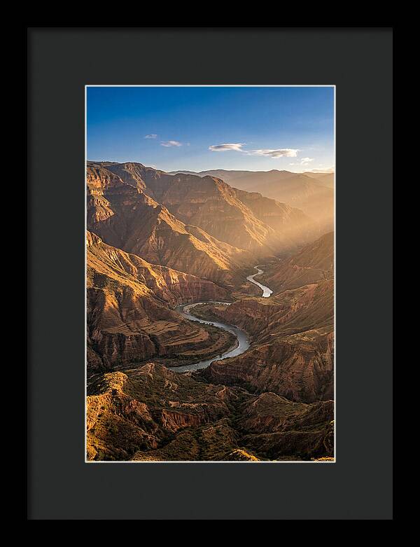 Chicamocha Canyon At Golden Hour