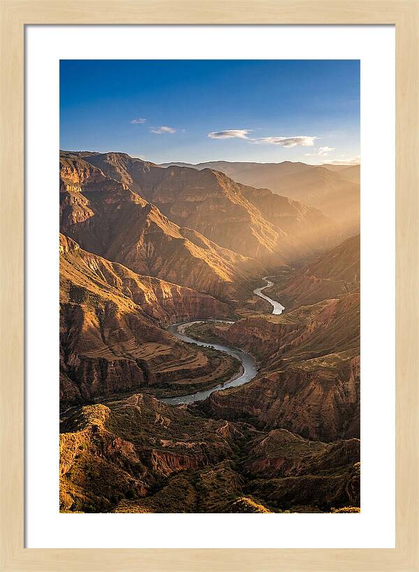 Chicamocha Canyon At Golden Hour