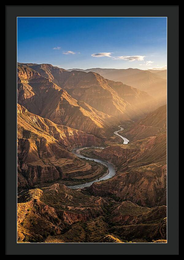 Chicamocha Canyon At Golden Hour