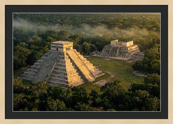 Chichen Itza At Dawn