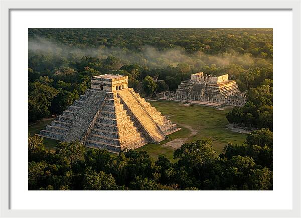 Chichen Itza At Dawn