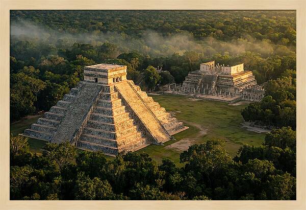 Chichen Itza At Dawn