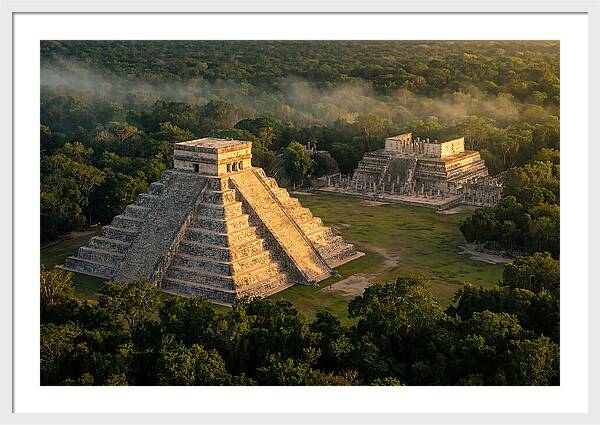 Chichen Itza At Dawn