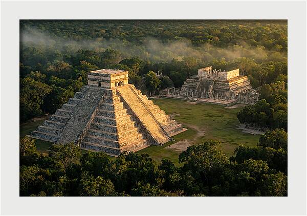 Chichen Itza At Dawn