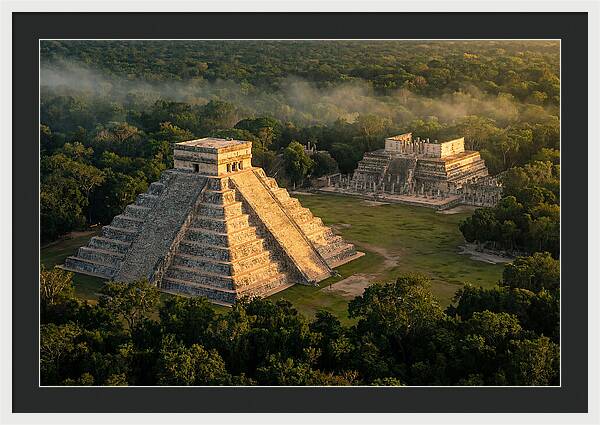 Chichen Itza At Dawn