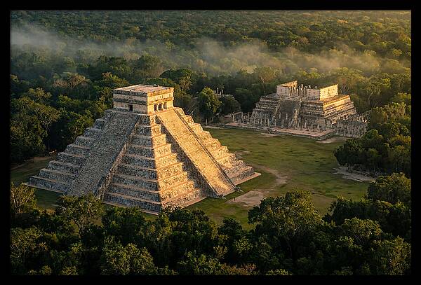 Chichen Itza At Dawn
