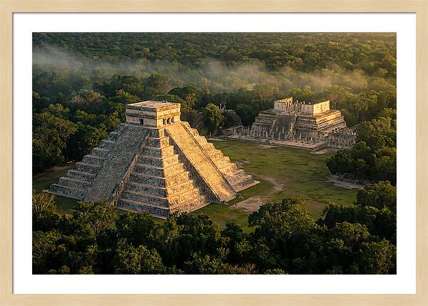 Chichen Itza At Dawn