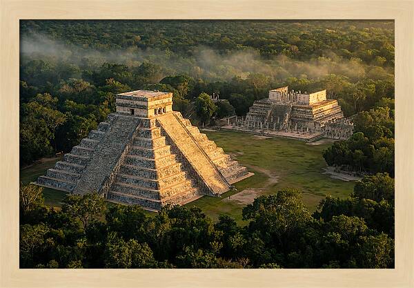 Chichen Itza At Dawn