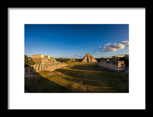 Chichen Itza At Golden Hour