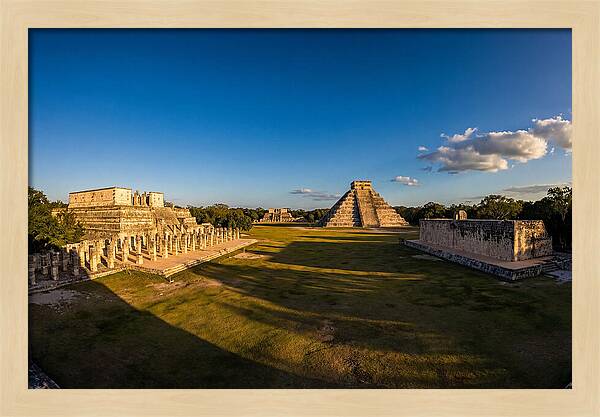 Chichen Itza At Golden Hour