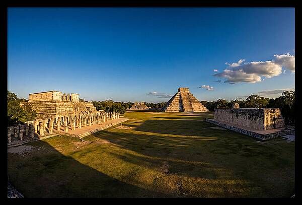 Chichen Itza At Golden Hour