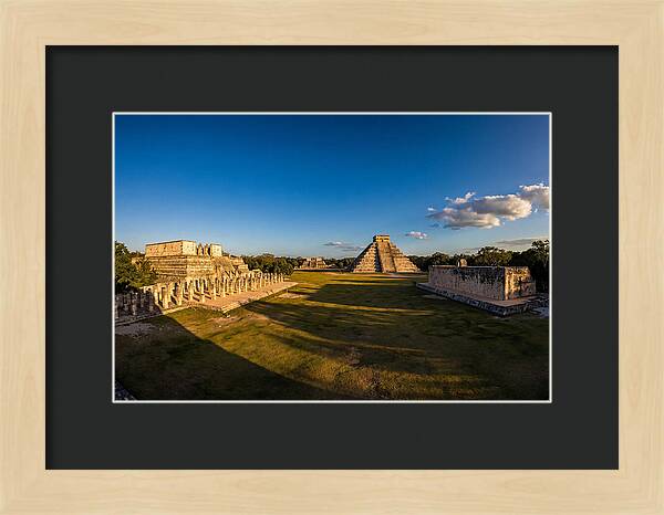 Chichen Itza At Golden Hour