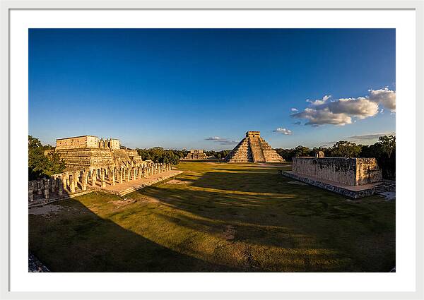 Chichen Itza At Golden Hour