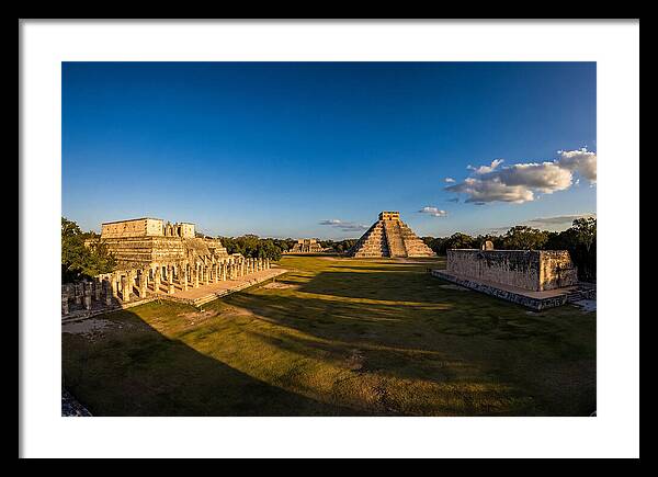 Chichen Itza At Golden Hour