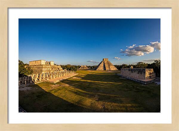 Chichen Itza At Golden Hour