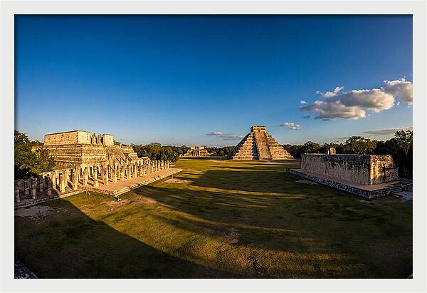 Chichen Itza At Golden Hour