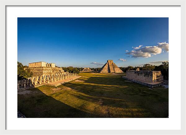 Chichen Itza At Golden Hour