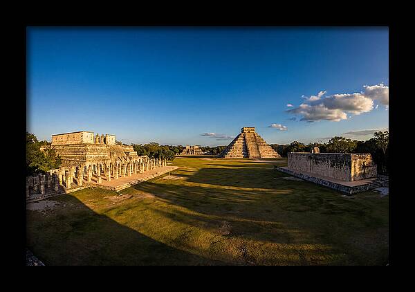 Chichen Itza At Golden Hour