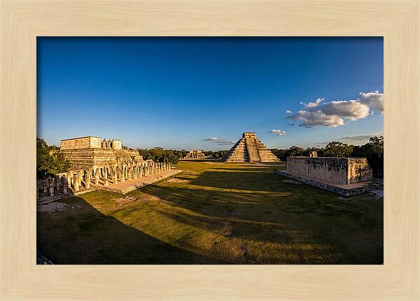 Chichen Itza At Golden Hour