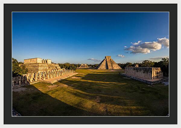 Chichen Itza At Golden Hour