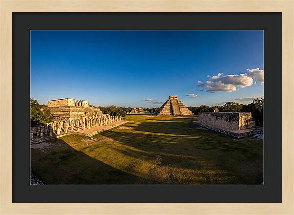 Chichen Itza At Golden Hour