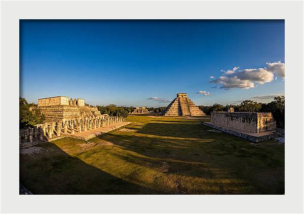 Chichen Itza At Golden Hour
