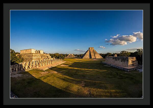 Chichen Itza At Golden Hour