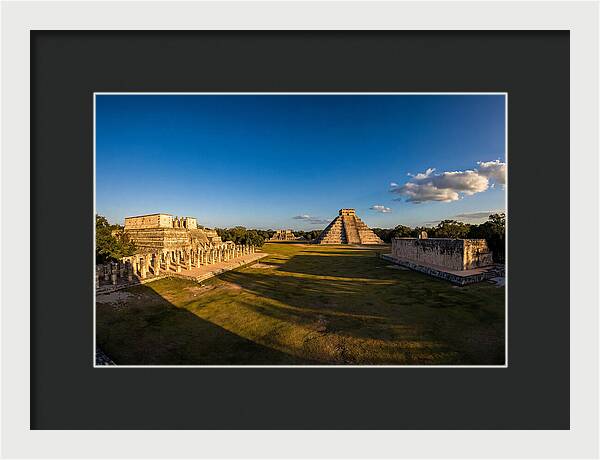Chichen Itza At Golden Hour