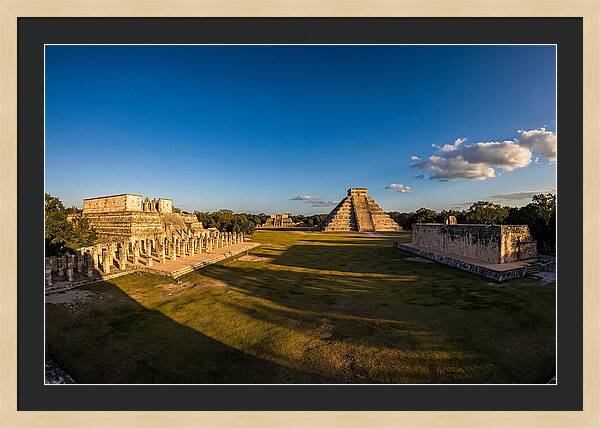 Chichen Itza At Golden Hour