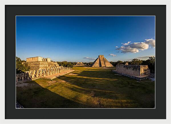 Chichen Itza At Golden Hour