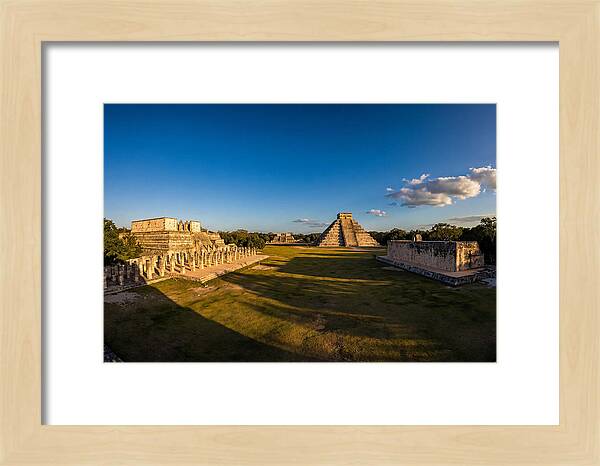 Chichen Itza At Golden Hour