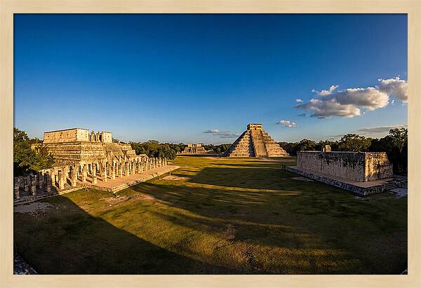 Chichen Itza At Golden Hour