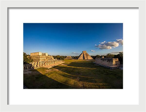 Chichen Itza At Golden Hour