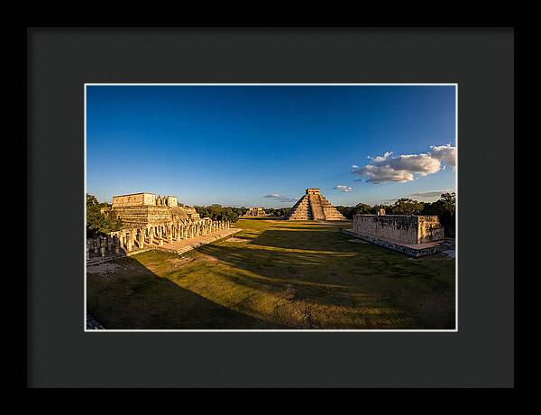 Chichen Itza At Golden Hour