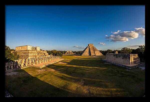 Chichen Itza At Golden Hour