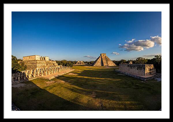Chichen Itza At Golden Hour