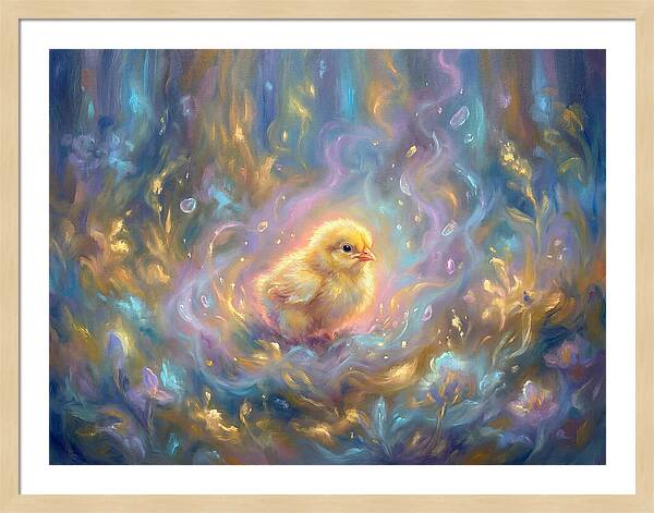 Chick In A Dreamy Garden