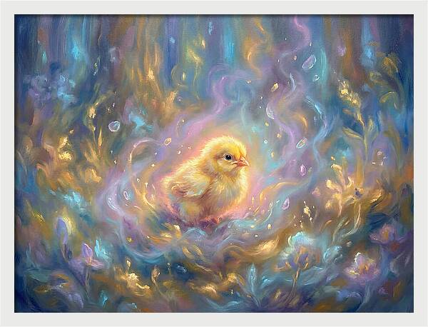 Chick In A Dreamy Garden