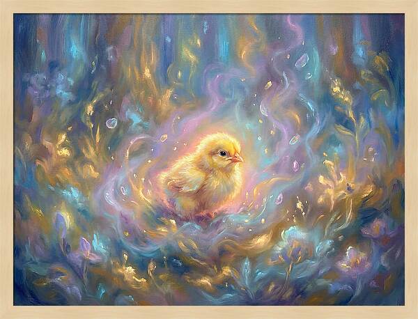 Chick In A Dreamy Garden