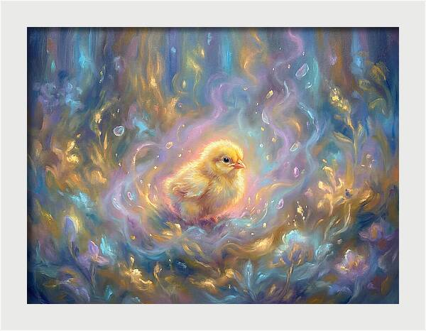 Chick In A Dreamy Garden