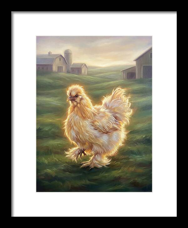 Chicken In Pastoral Setting
