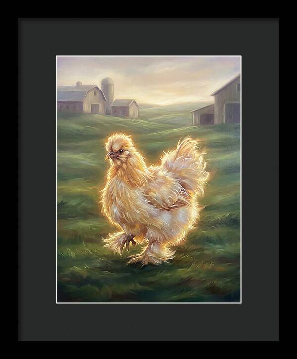 Chicken In Pastoral Setting