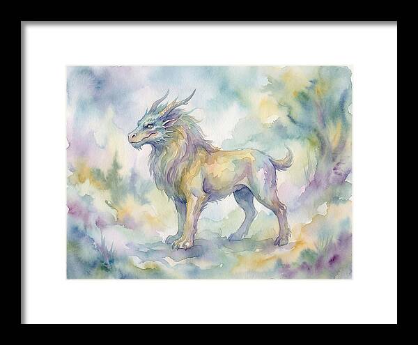 Chimera In Watercolor Hues