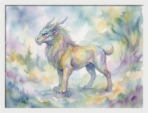 Chimera In Watercolor Hues
