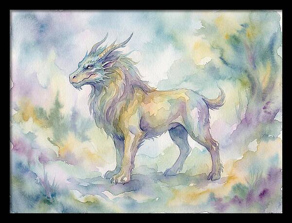Chimera In Watercolor Hues