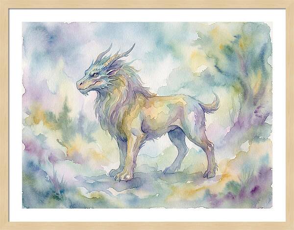 Chimera In Watercolor Hues